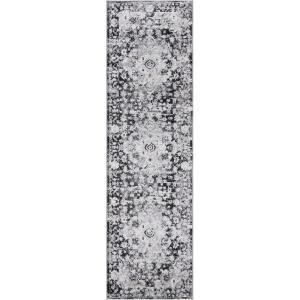 SAFAVIEH Madison Collection Area Rug – 5’3″ x 7’6″, Teal & Fuchsia, Boho Chic Medallion Design, Non-Shedding & Easy Care, Ideal for High Traffic Areas in Living Room, Bedroom (MAD154L)(Black/Grey)