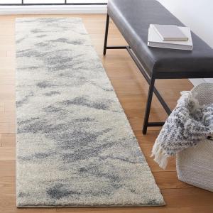 SAFAVIEH Retro Collection Area Rug – 9′ x 12′, Grey & Ivory, Modern Abstract Design, Non-Shedding & Easy Care, Ideal for High Traffic Areas in Living Room, Bedroom (RET2891-8012)(Beige/Grey)