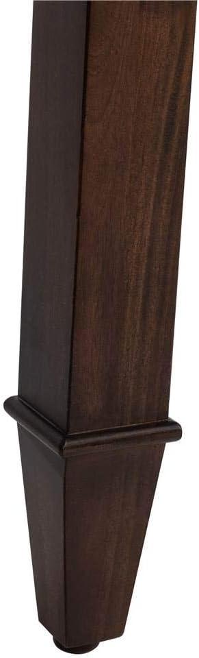 image:imageSAFAVIEH Home Collection Brayson Modern Black Rectangle Dining TableWalnut