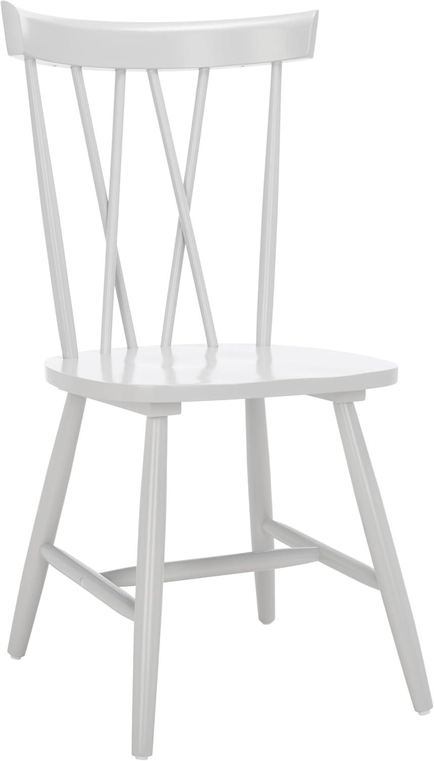 image:imageSAFAVIEH Home Collection Friar Natural XBack Windsor Brown Dining Chair Set of 2Grey