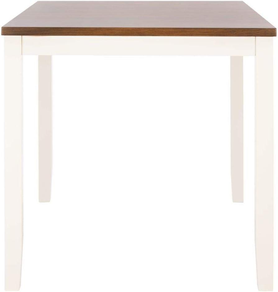 image:imageSAFAVIEH Home Collection Izzy White Rectangle 36inch Dining Counter Table