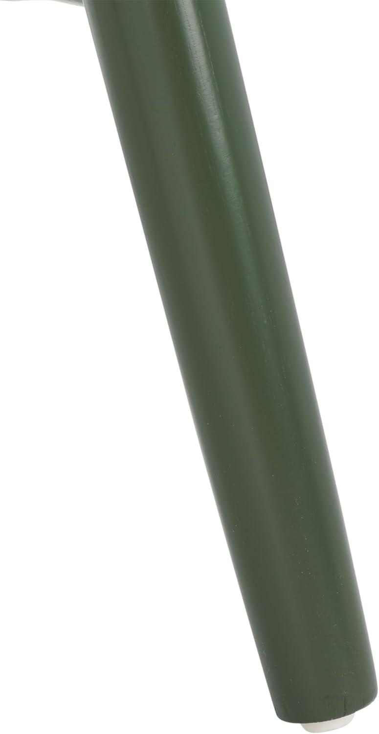 image:imageSAFAVIEH Home Collection Parker Farmhouse Raspberry Windsor Spindle Solid Wood Dining Chair Set of 2Dusty Green