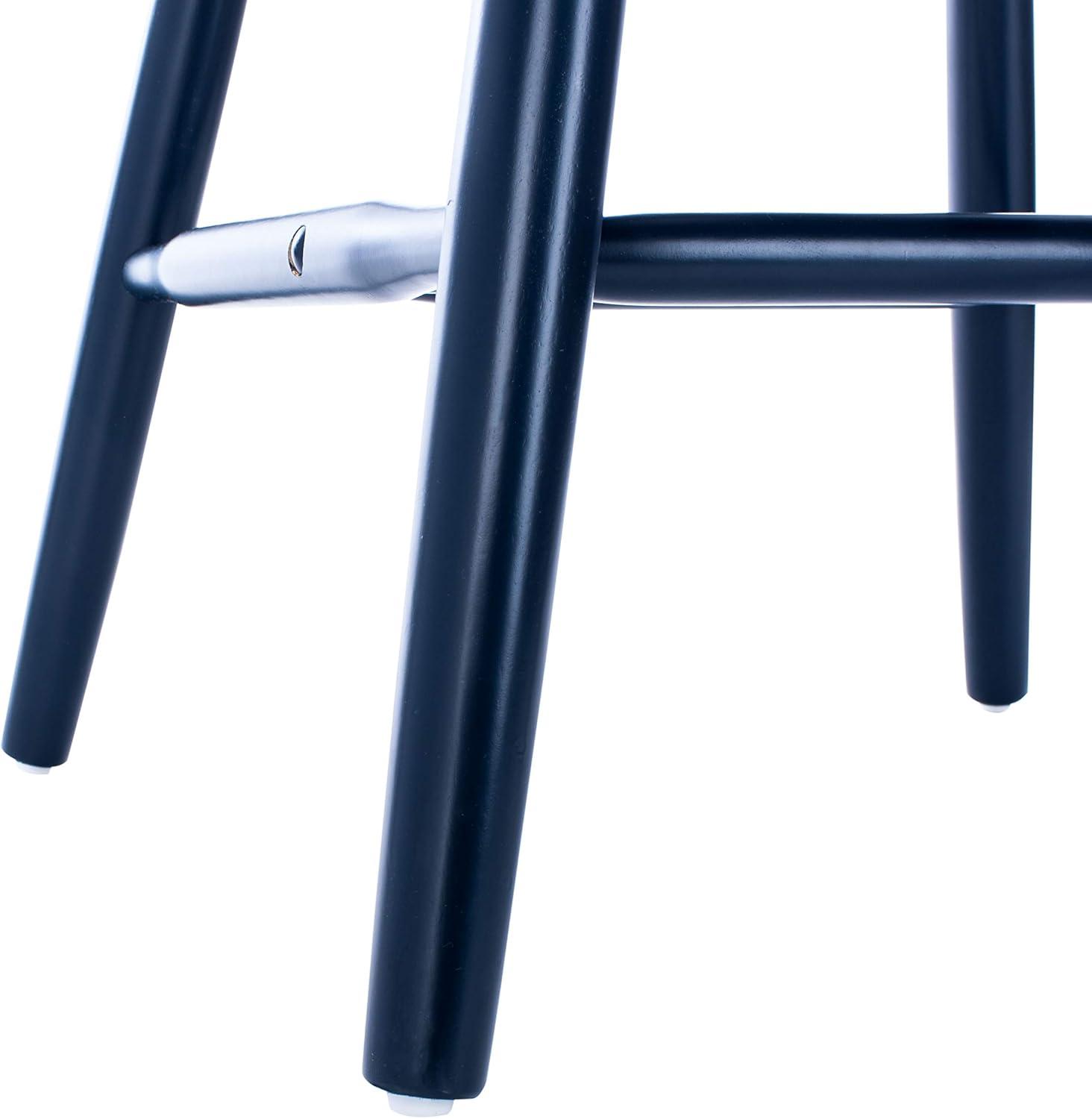 image:imageSAFAVIEH Home Collection Parker Farmhouse Raspberry Windsor Spindle Solid Wood Dining Chair Set of 2Navy