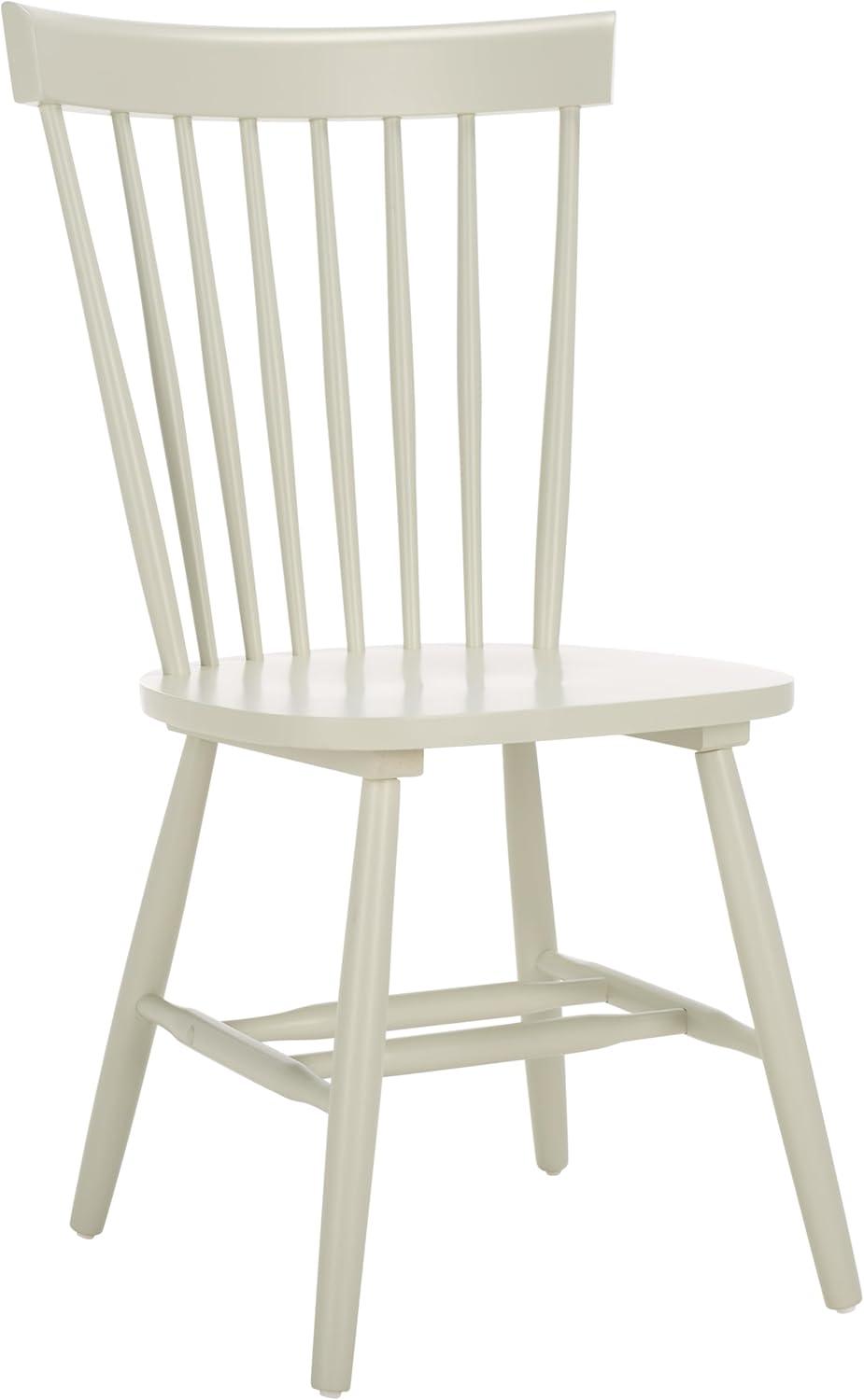 image:imageSAFAVIEH Home Collection Parker Farmhouse Raspberry Windsor Spindle Solid Wood Dining Chair Set of 2Off White