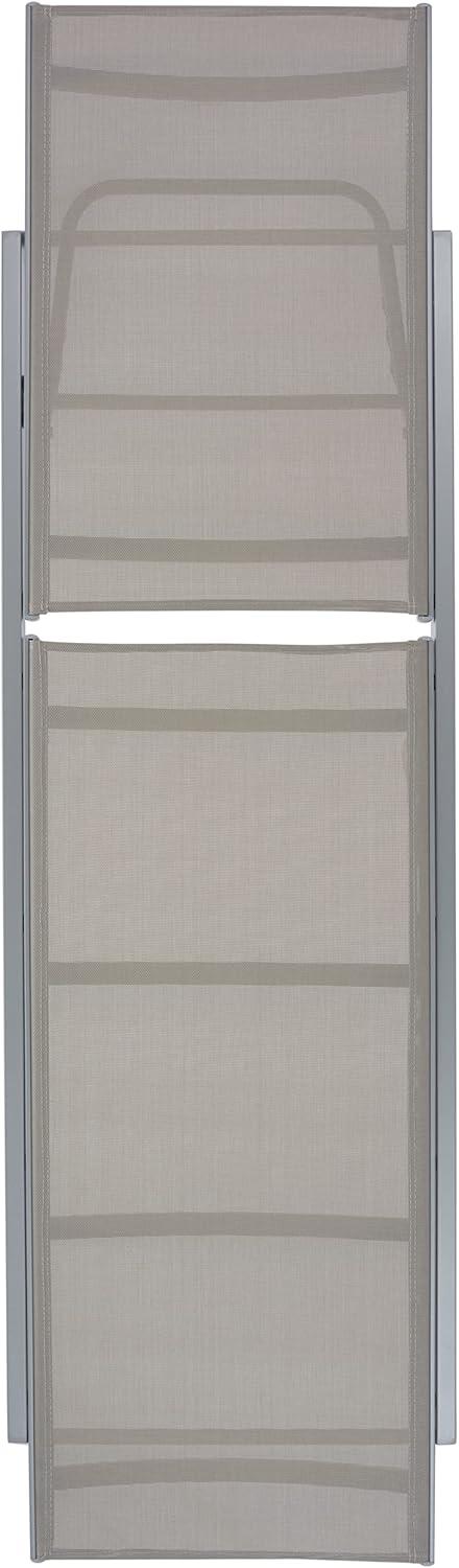image:imageSAFAVIEH Outdoor Collection Fionne SilverGrey Texline Adjustable Chaise Lounge Chair PAT9038BSilverGrey