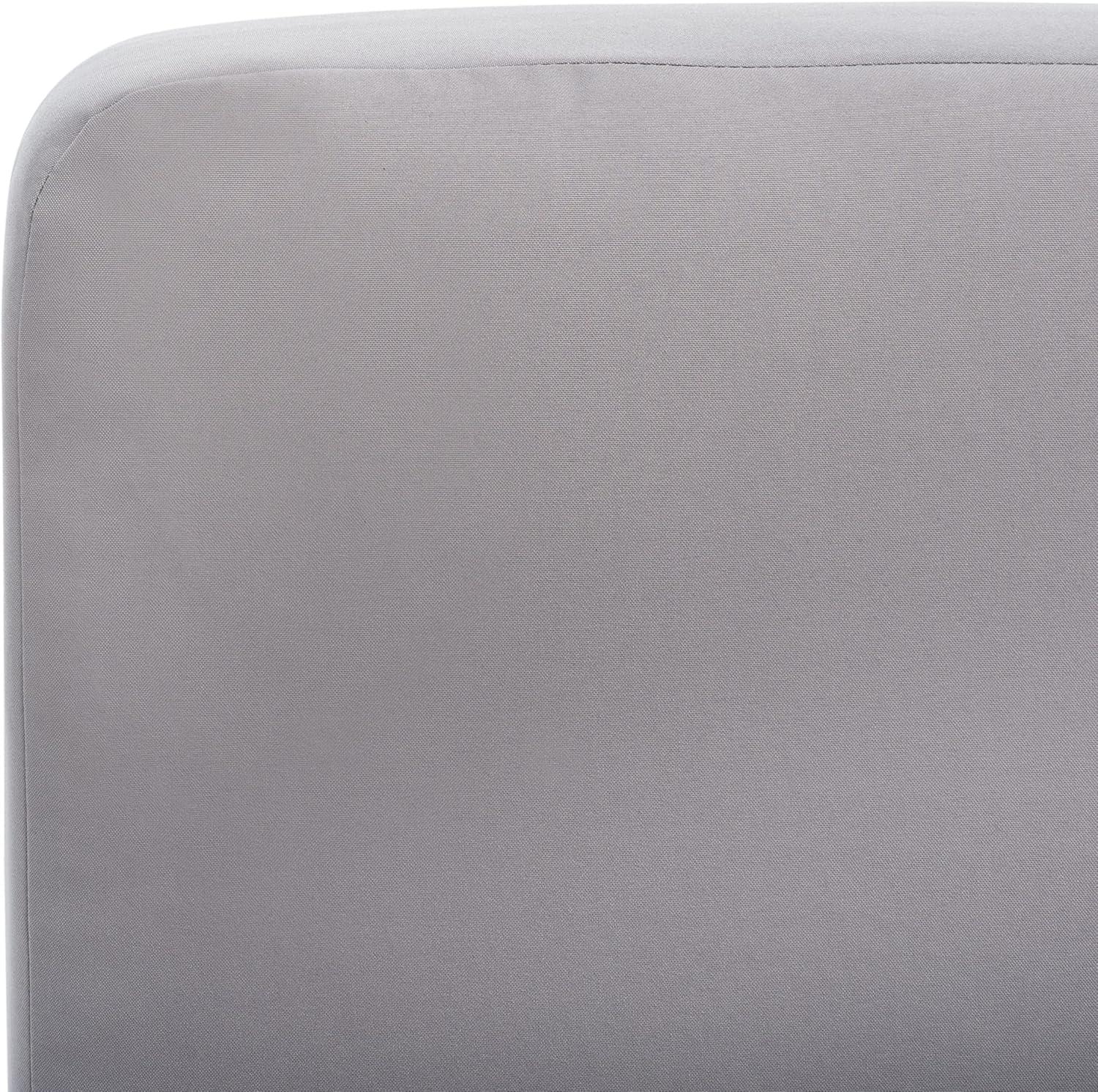 image:imageSAFAVIEH Outdoor Collection Gillian Tan RopeWhite Cushion Chaise Lounge Chair PAT7527AGrey Grey