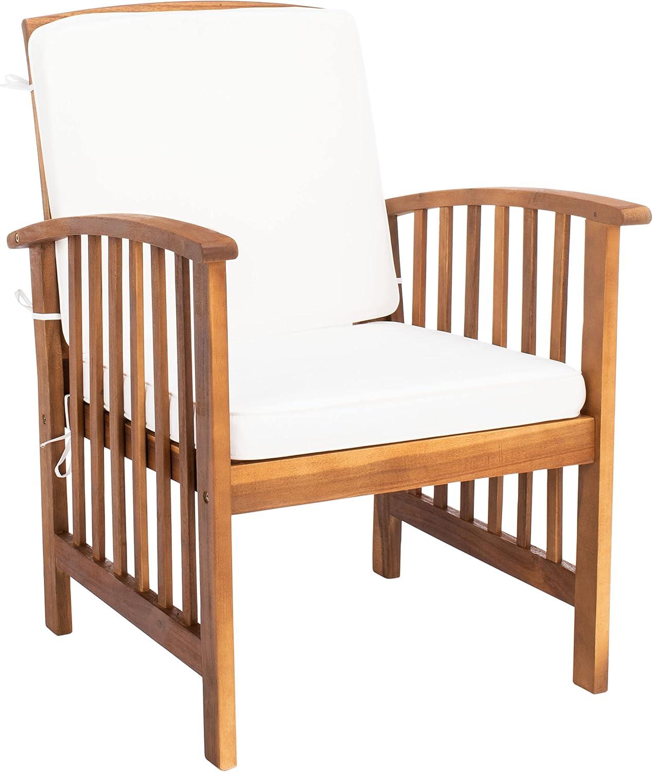 image:imageSAFAVIEH Outdoor Collection Rocklin Natural Green Cushion 4Piece Conversation Patio SetNaturalBeige