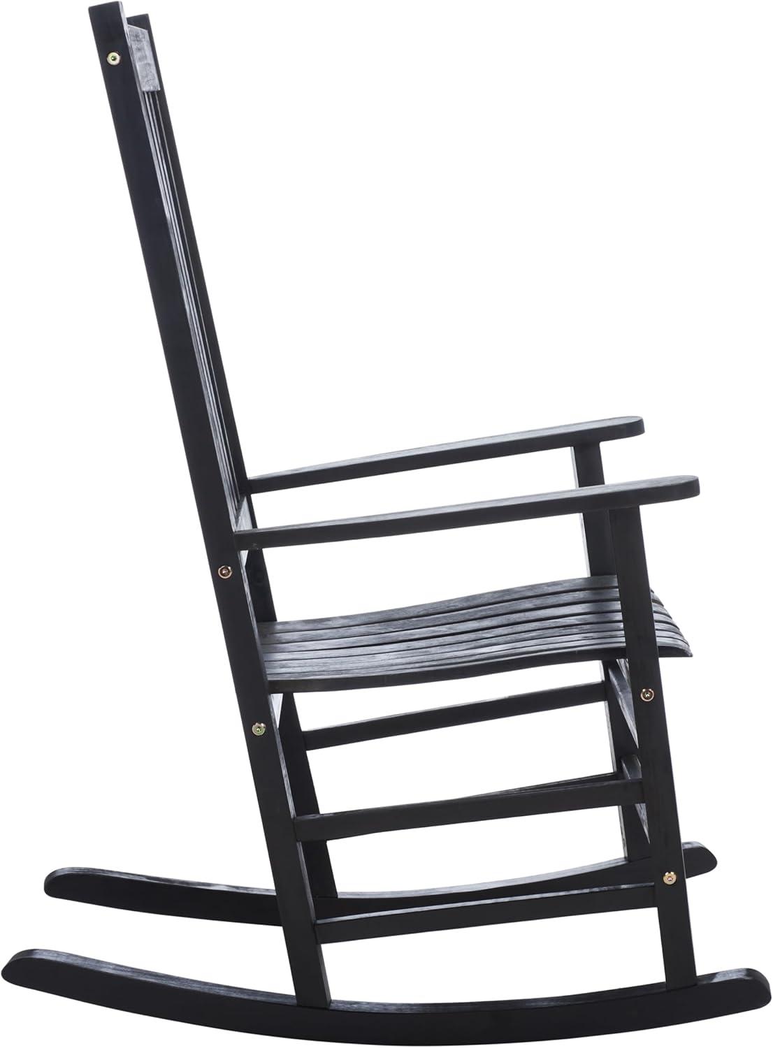 image:imageSAFAVIEH Outdoor Living Collection Shasta Rocking ChairBlack