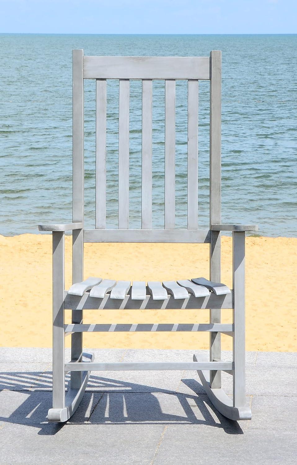 image:imageSAFAVIEH Outdoor Living Collection Shasta Rocking ChairGrey