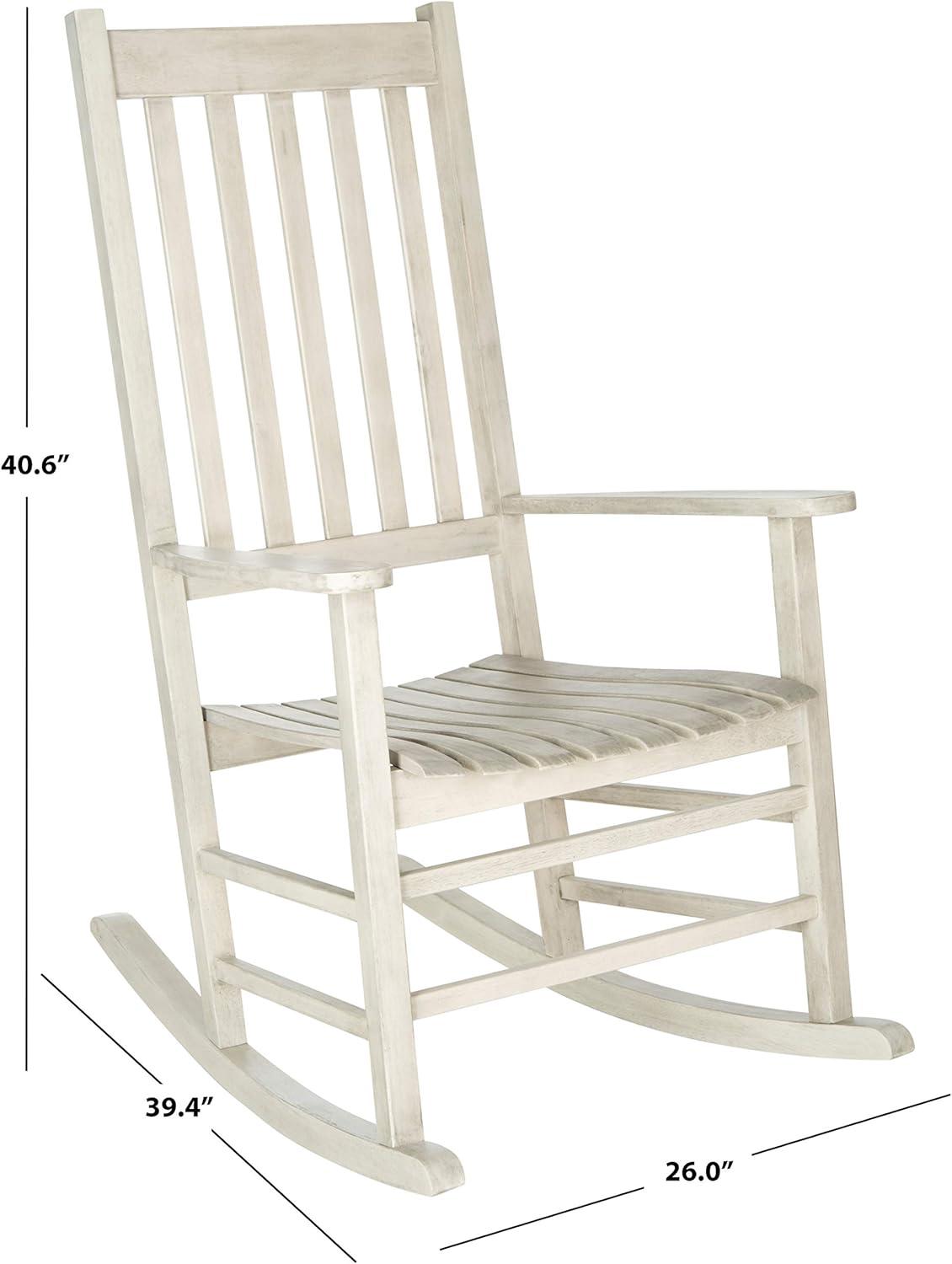 image:imageSAFAVIEH Outdoor Living Collection Shasta Rocking ChairWhite