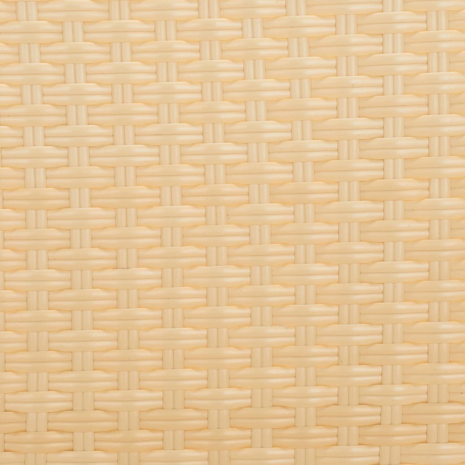 image:imageSAFAVIEH Outdoor Patio Furniture California Navy amp White Faux Wicker 25inch Seat Height Counter Stool Fully AssembledNatural