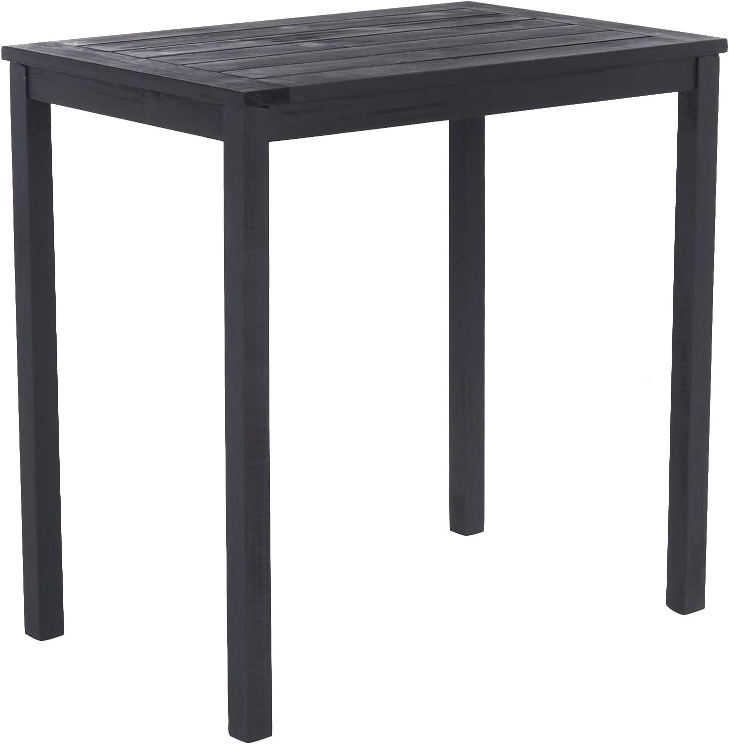 image:imageSAFAVIEH PAT6762A Outdoor Collection Ronson 5Piece Dining SetDark Slate GrayBeige
