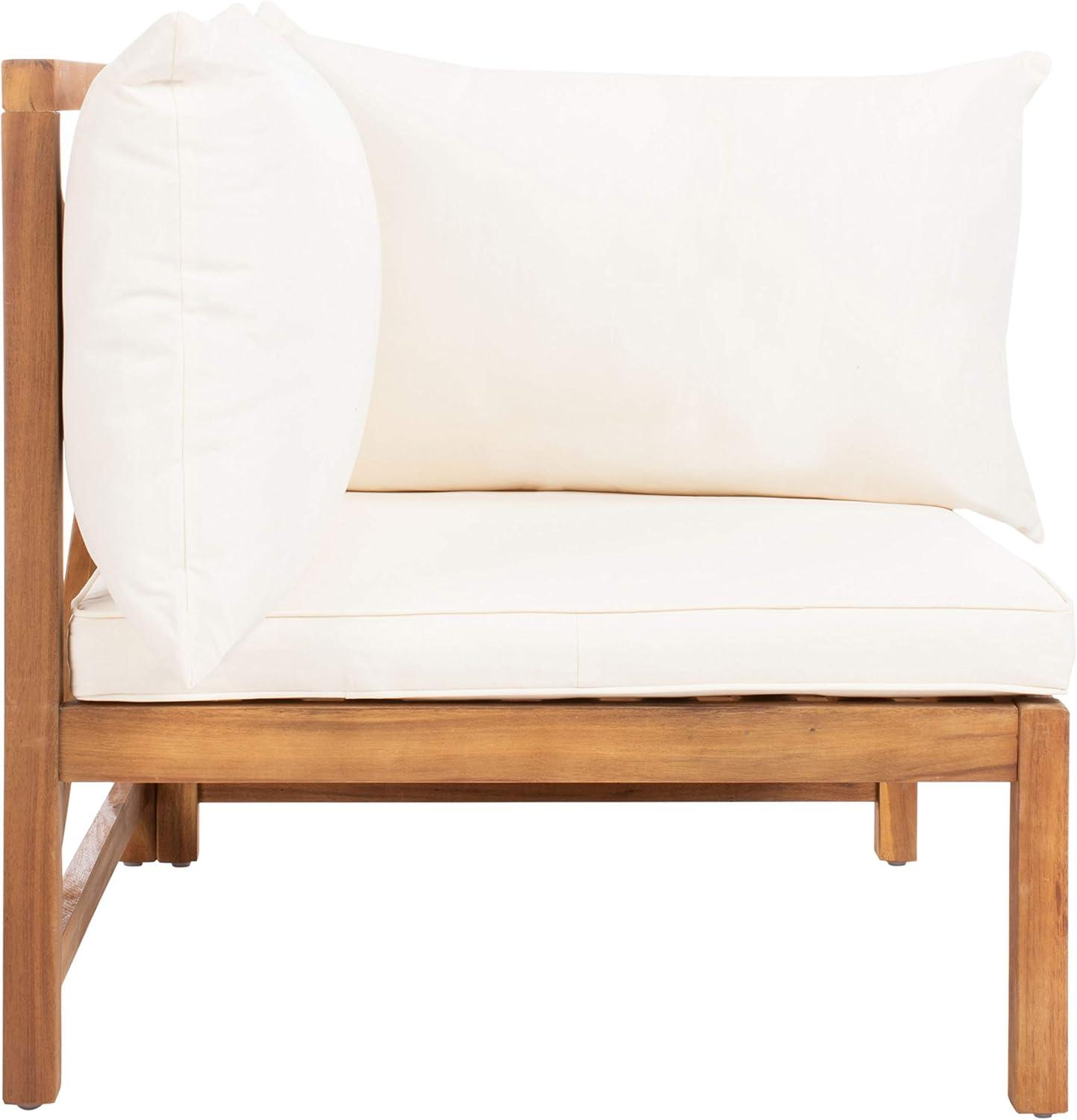 image:imageSAFAVIEH PAT6762A Outdoor Collection Ronson 5Piece Dining SetNaturalBeige