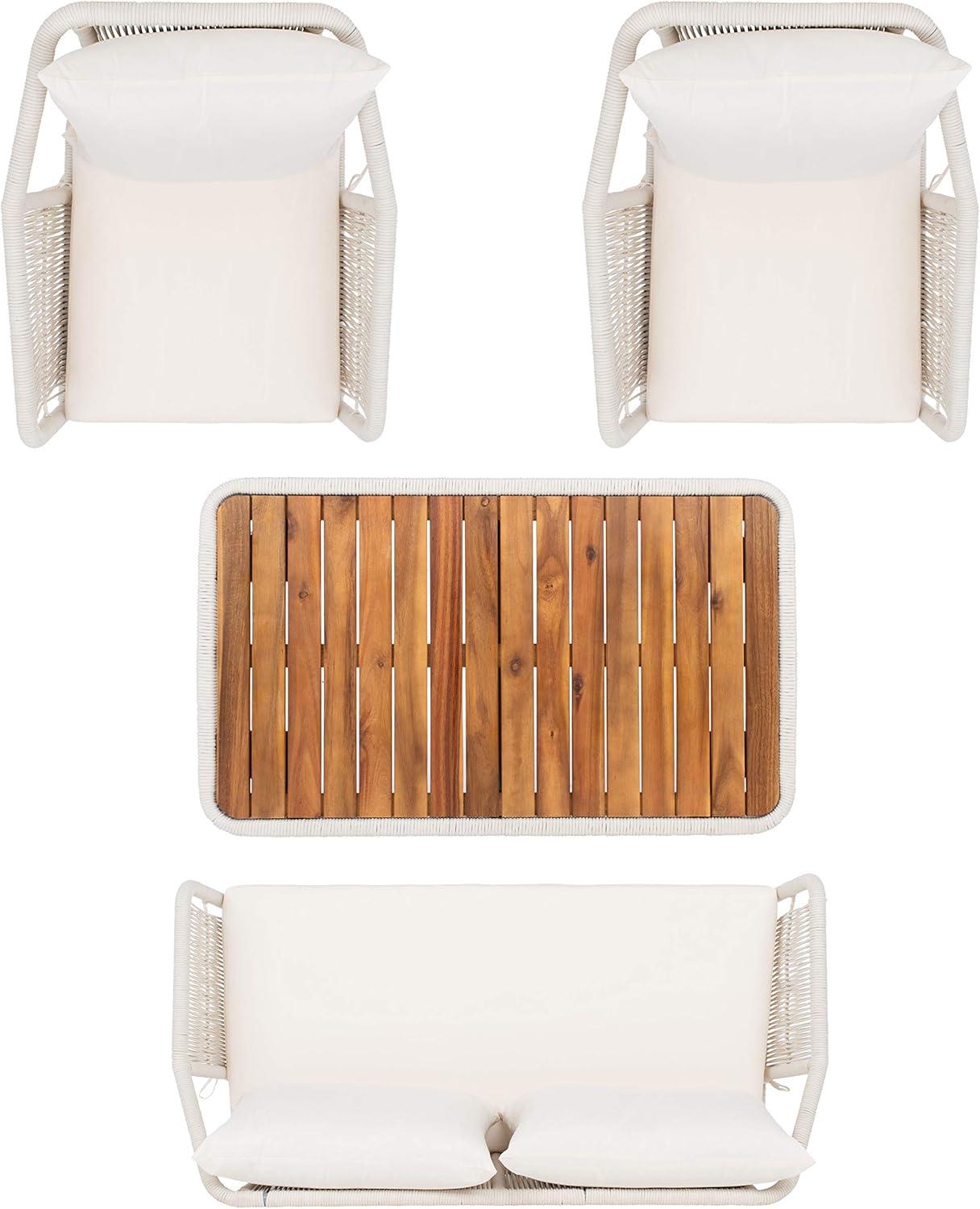 image:imageSAFAVIEH PAT7049A Collection Raldin Rope NaturalBeige Beige