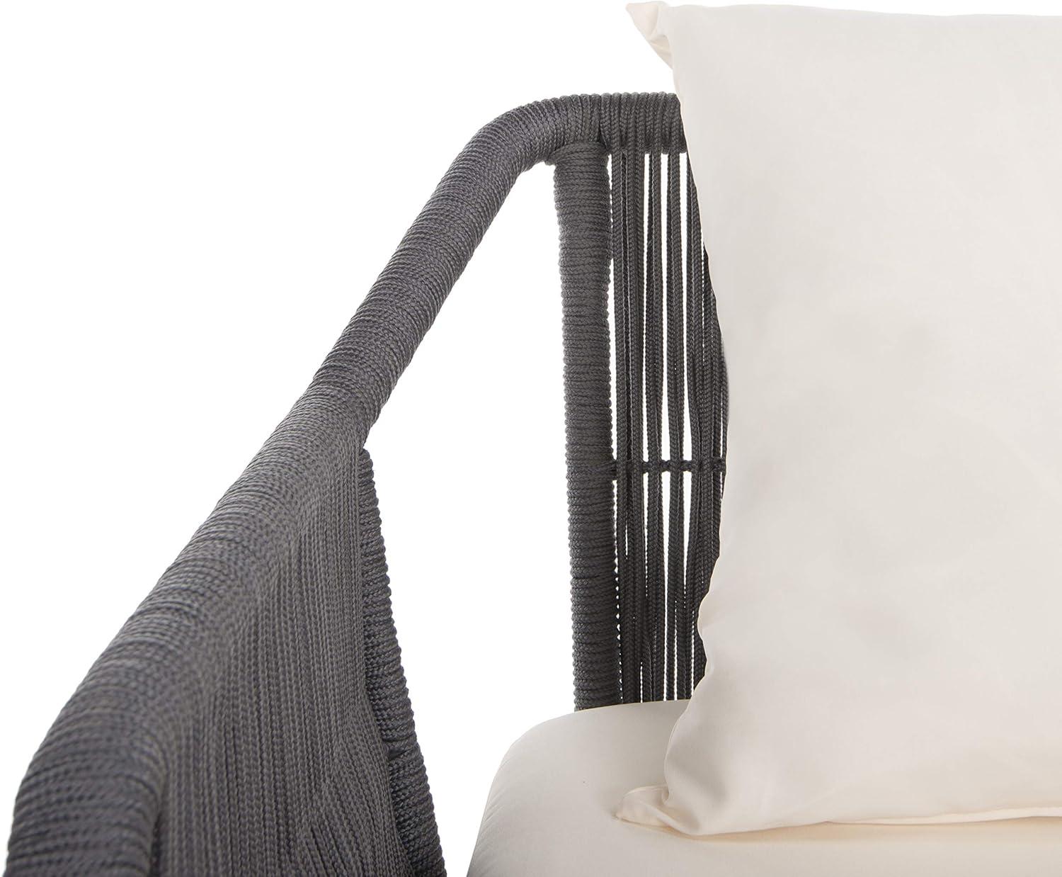 image:imageSAFAVIEH PAT7049A Collection Raldin Rope NaturalDark Grey Beige