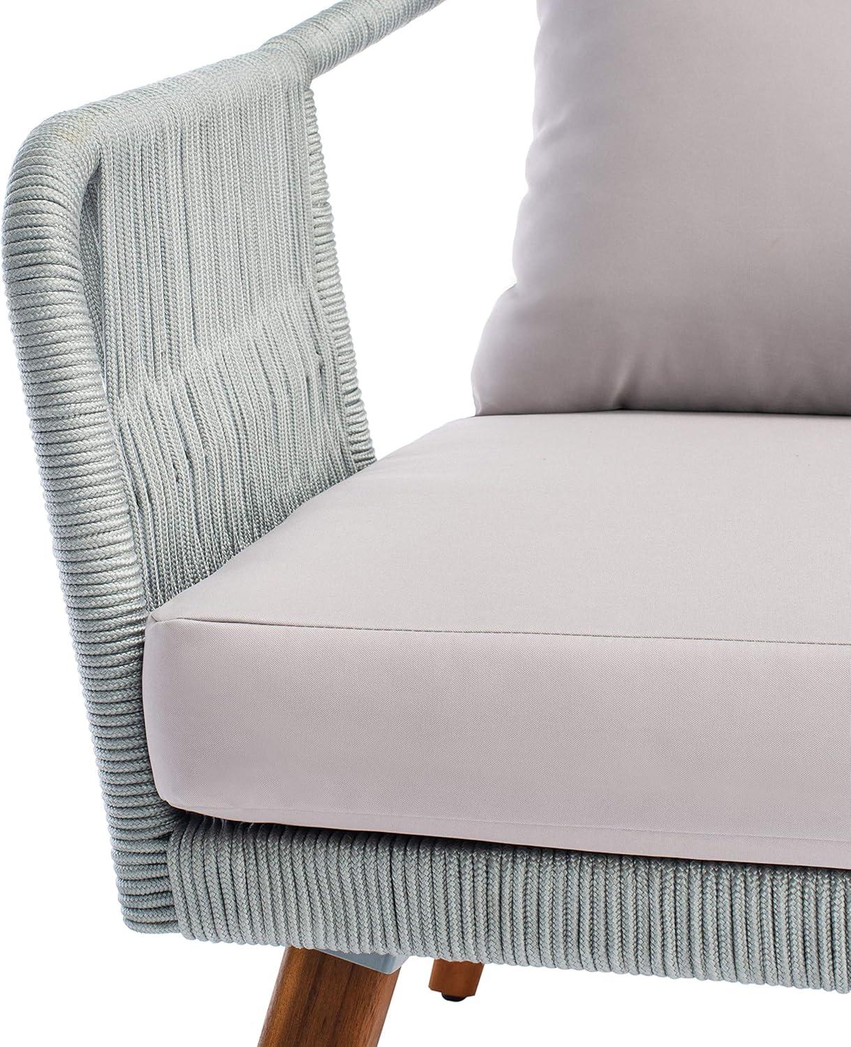 image:imageSAFAVIEH PAT7049A Collection Raldin Rope NaturalLight Grey Grey