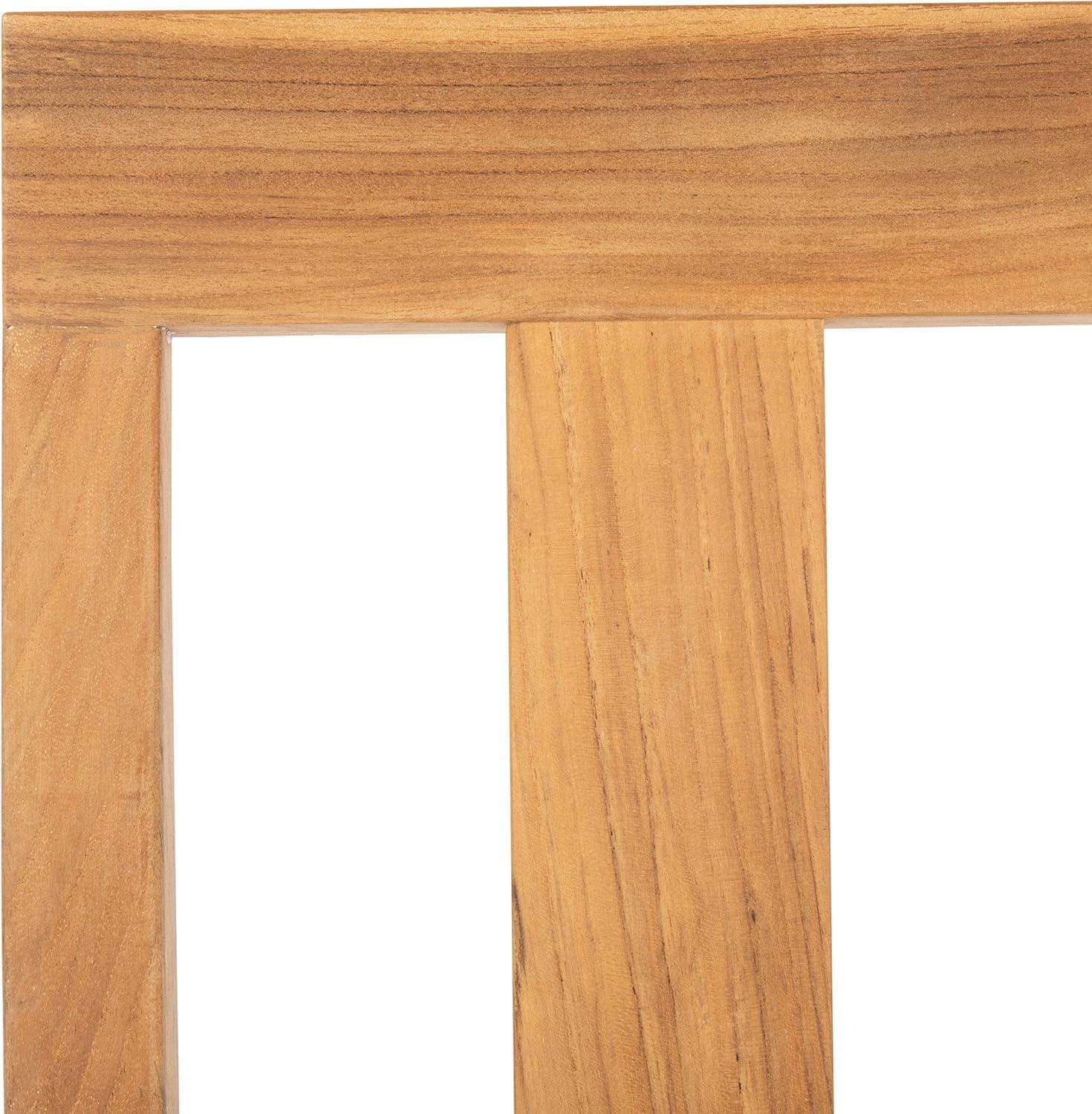 image:imageSafavieh Couture Patio Montford Natural Teak Dining Chair Set of 2NaturalBeige