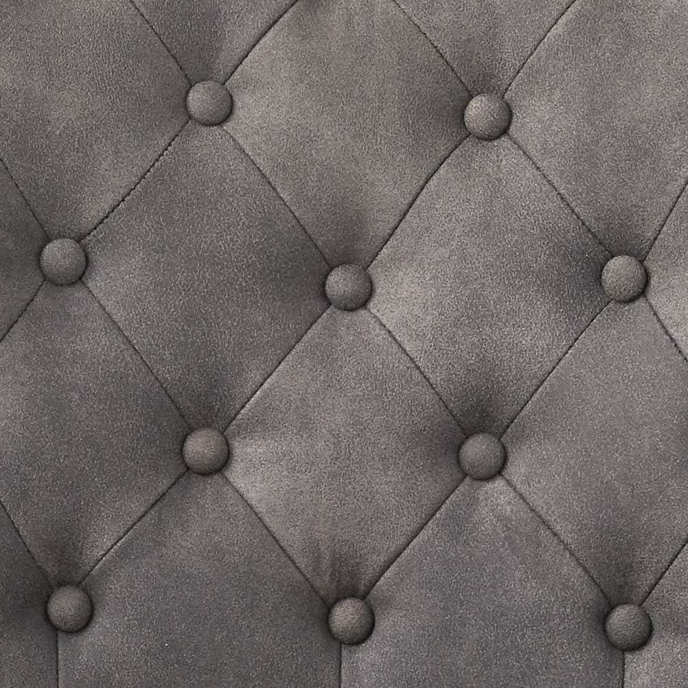 image:imageSafavieh FOX1702CSET2 American Homes Collection Ashby Modern Tufted Swivel Counter Stool 26 GreyBlackGrey
