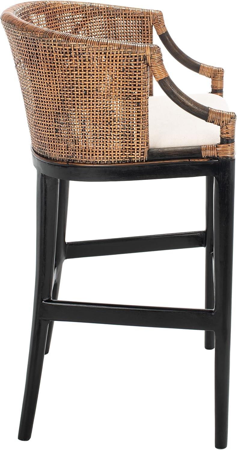 image:imageSafavieh Home Collection Brando Brown 28inch Bar StoolBrownBlack