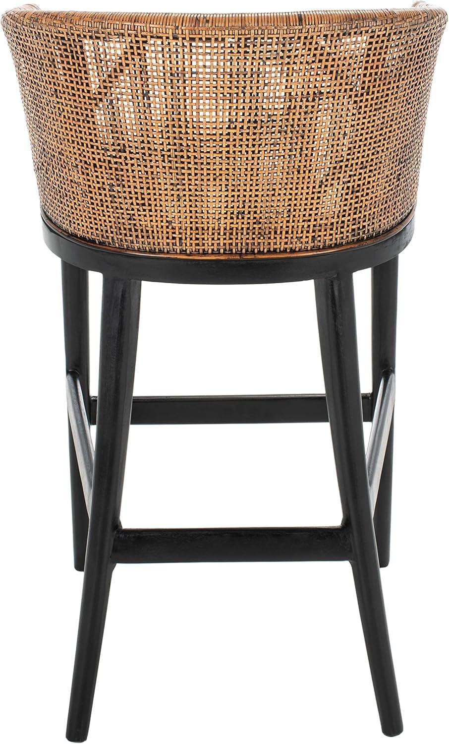 image:imageSafavieh Home Collection Brando Brown 28inch Bar StoolBrownBlack