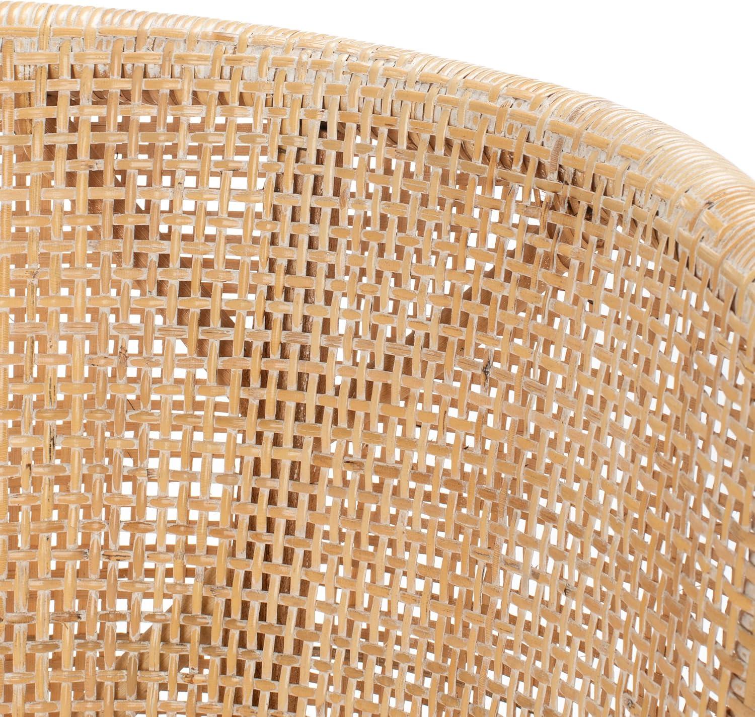 image:imageSafavieh Home Collection Brando Brown 28inch Bar StoolNaturalWhite Washed