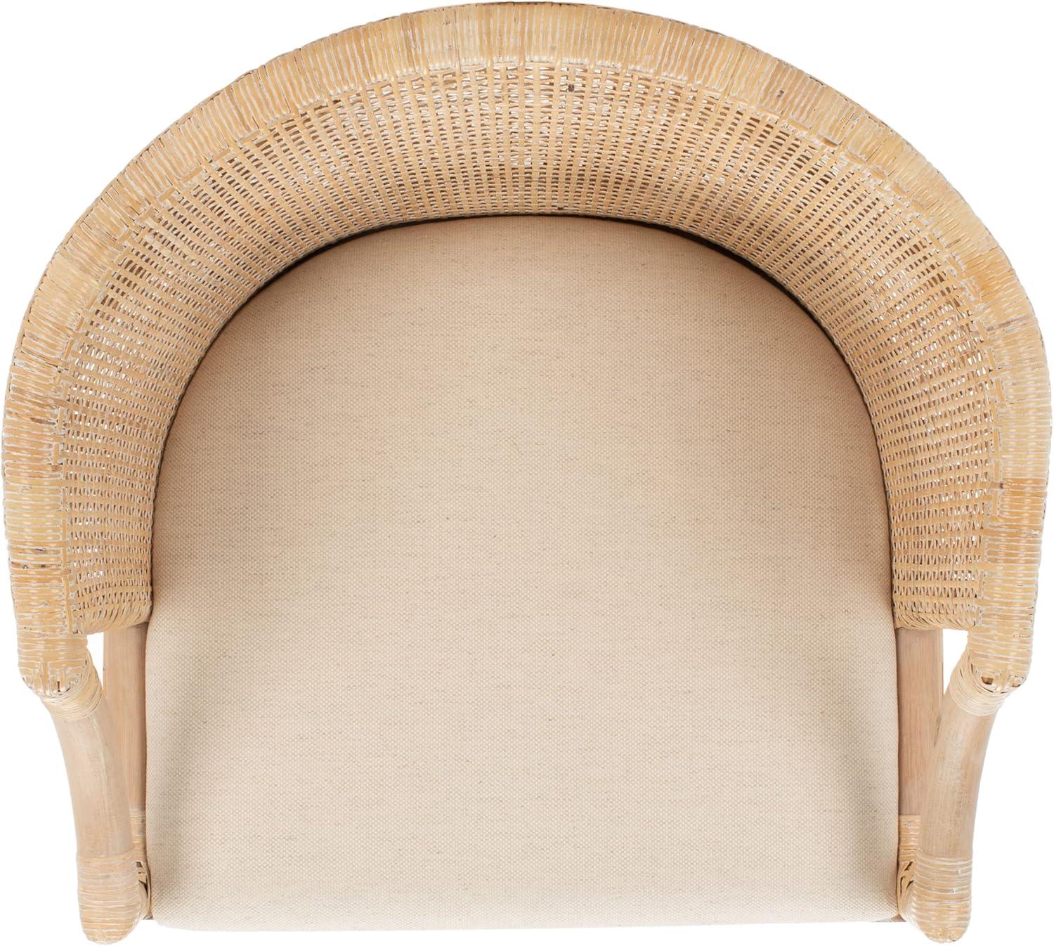 image:imageSafavieh Home Collection Brando Brown 28inch Bar StoolNaturalWhite Washed