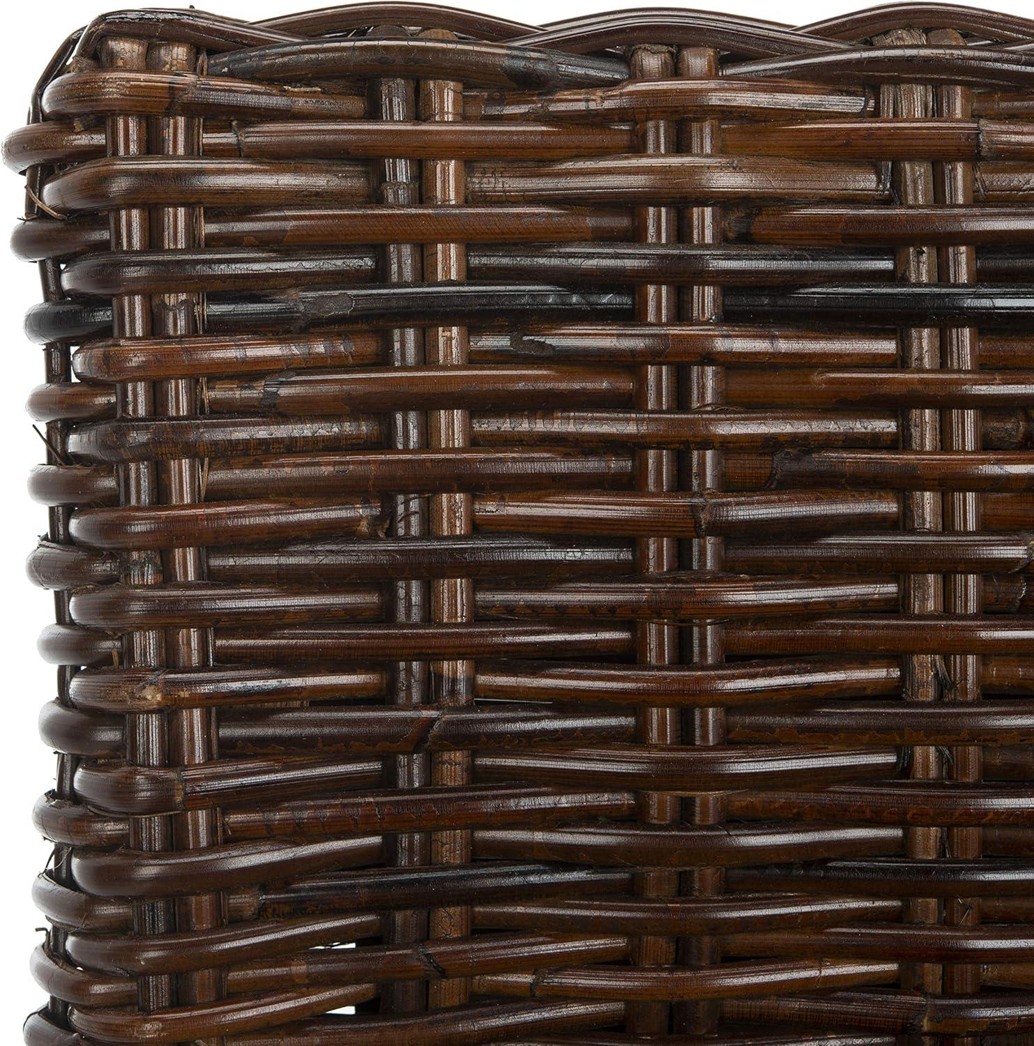 image:imageSafavieh Home Collection Cypress Cappuccino Wicker 30inch Bar StoolCrocus