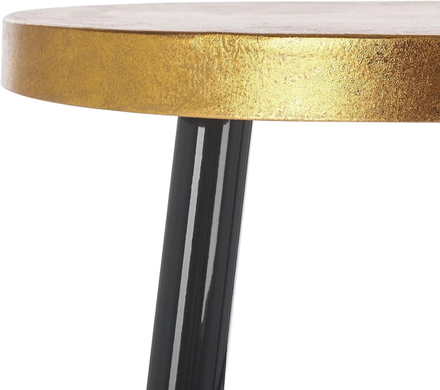 image:imageSafavieh Home Collection Emery Red and Dipped Gold Leaf 24inch Counter StoolBlack Gold
