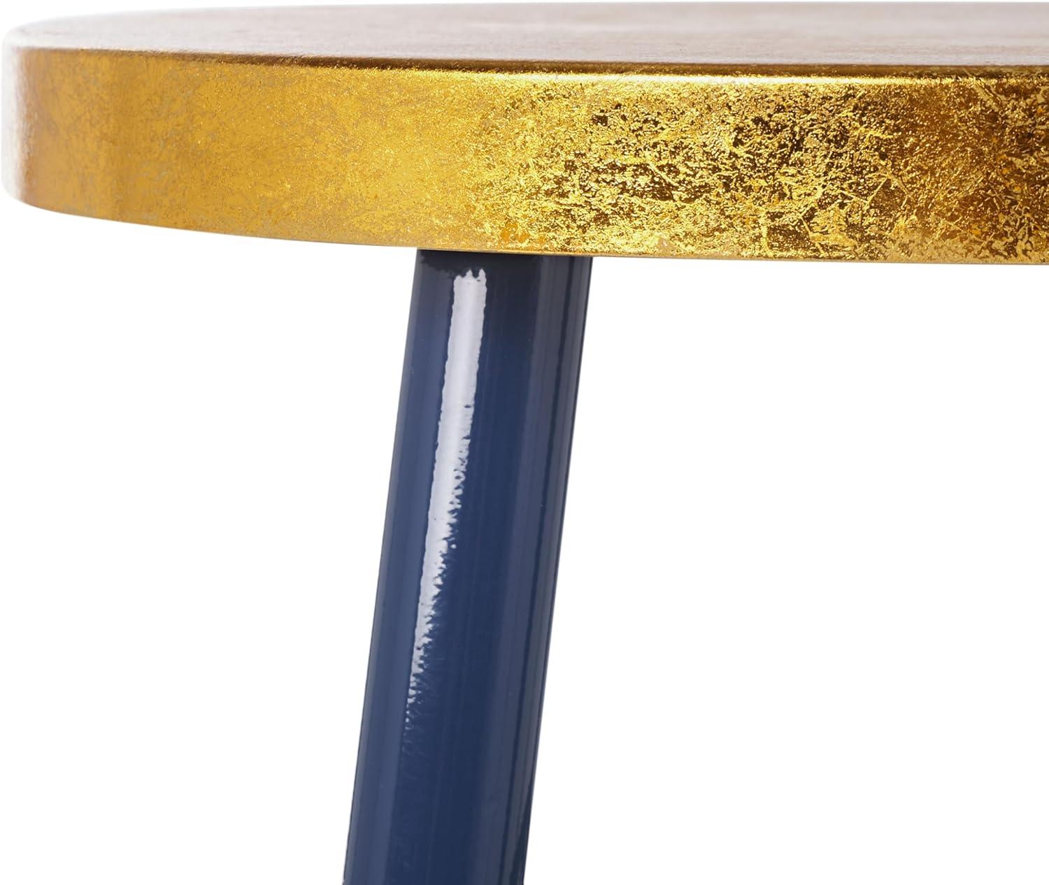 image:imageSafavieh Home Collection Emery Red and Dipped Gold Leaf 24inch Counter StoolNavy Gold