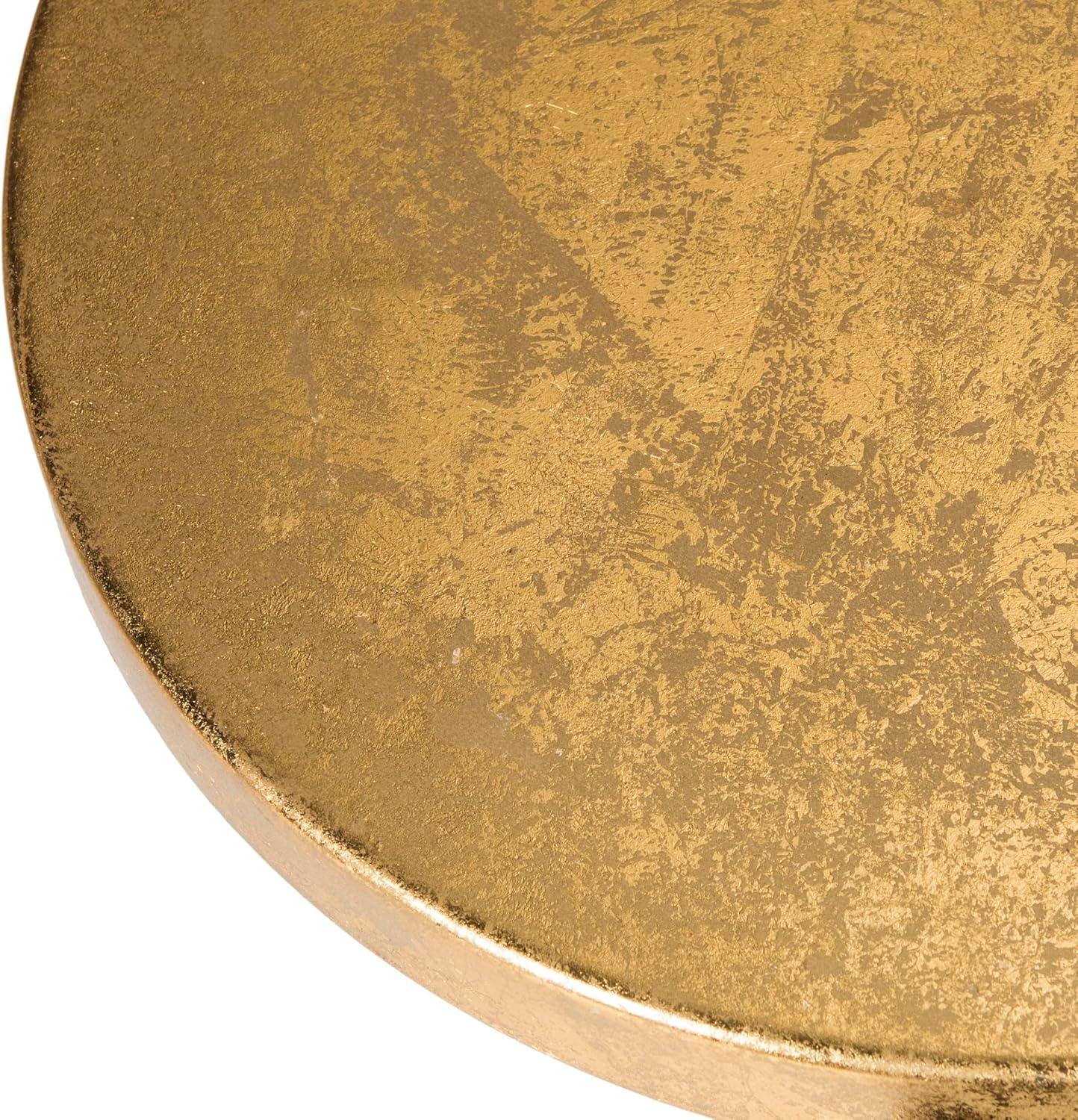 image:imageSafavieh Home Collection Emery Red and Dipped Gold Leaf 24inch Counter StoolWhite Gold