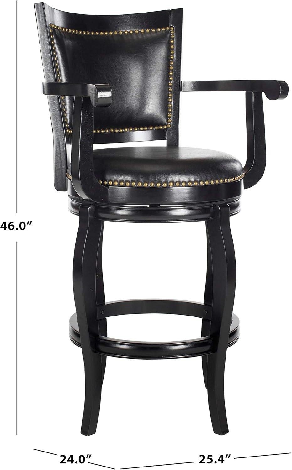 image:imageSafavieh Home Collection Gitano Sierra Brown 29inch Bar StoolBlack