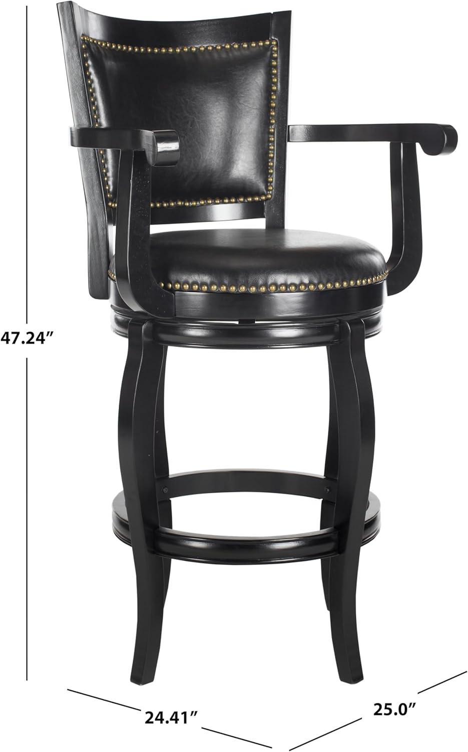 image:imageSafavieh Home Collection Gitano Sierra Brown 29inch Bar StoolBlack