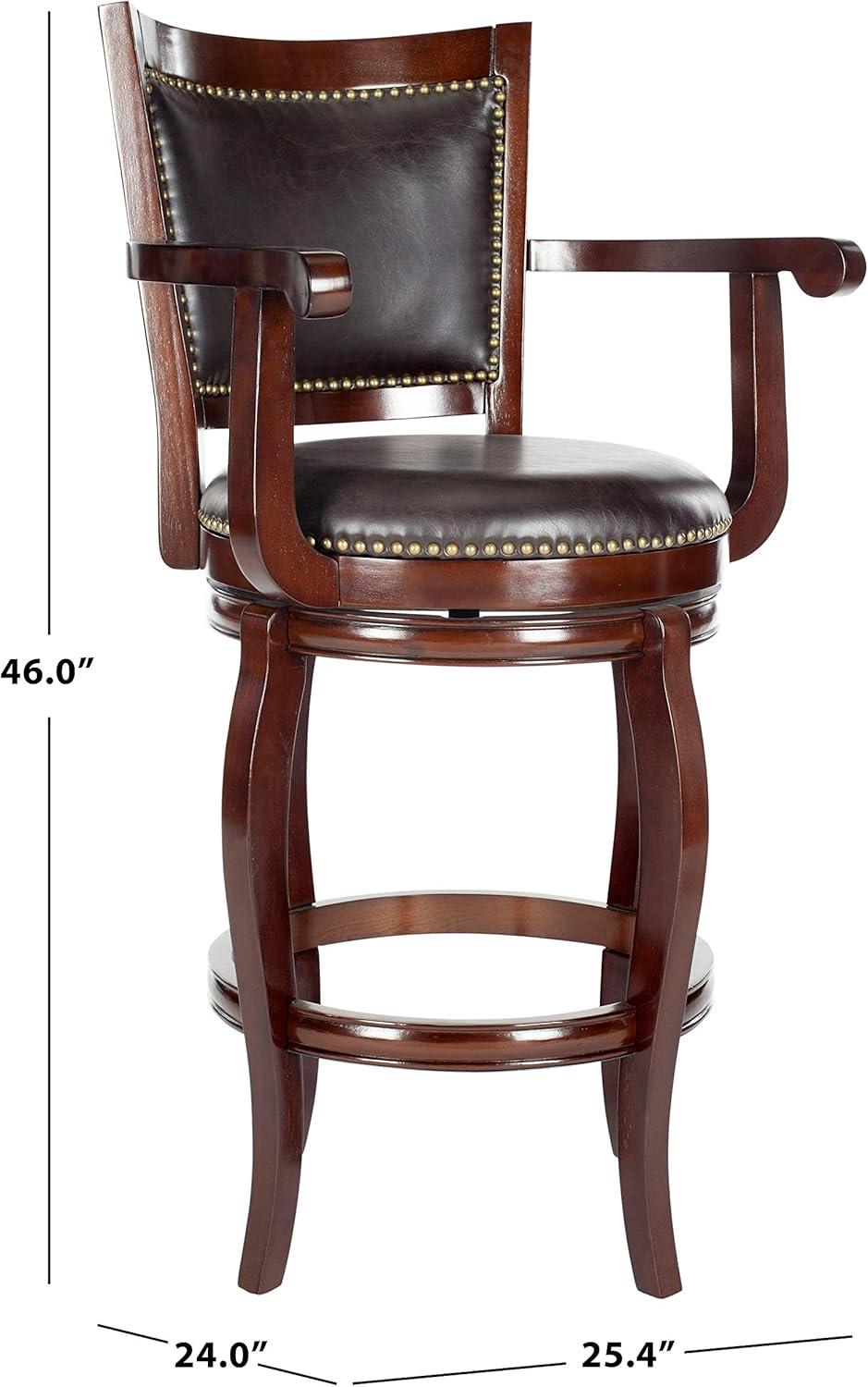 image:imageSafavieh Home Collection Gitano Sierra Brown 29inch Bar StoolSierraBrown