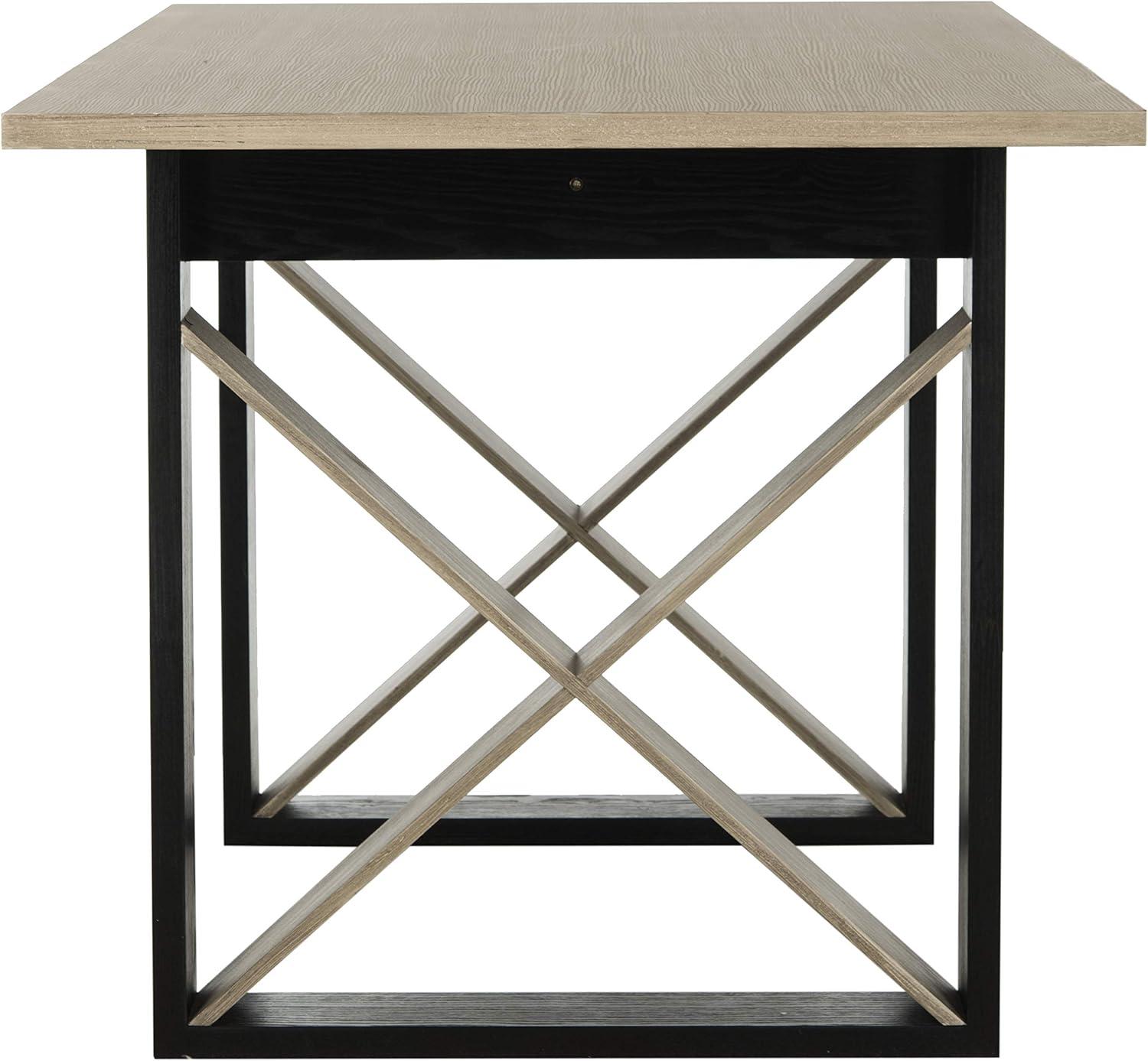 image:imageSafavieh Home Collection Monty Modern Farmhouse Light Grey 30inch Dining Table