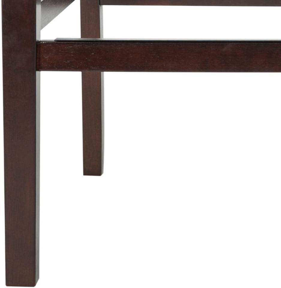 image:imageSafavieh Home Collection Norah Beige and Espresso Barstool Set of 2Navy