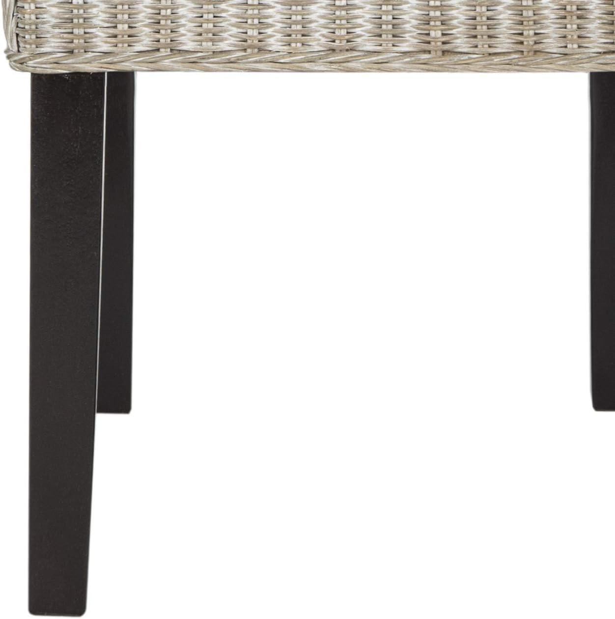 image:imageSafavieh Home Collection Odette Grey Wicker Dining ChairAntique Grey