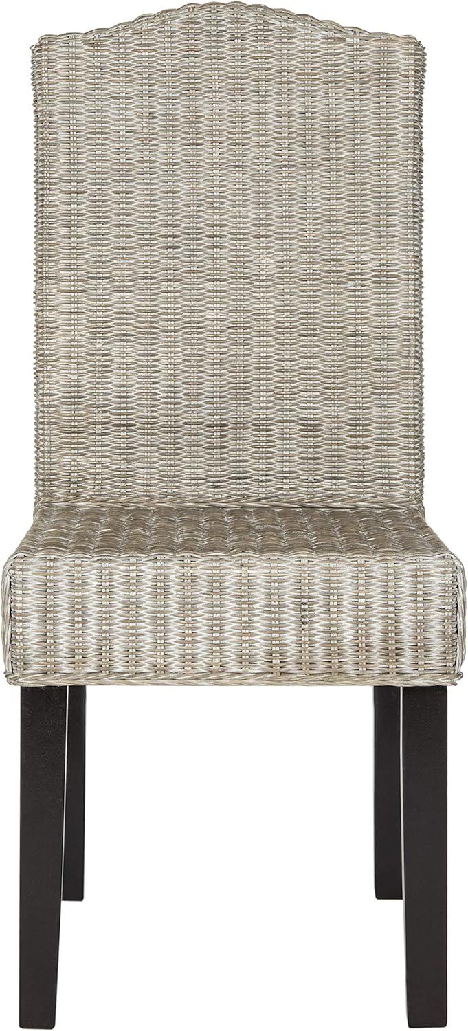 image:imageSafavieh Home Collection Odette Grey Wicker Dining ChairAntique Grey