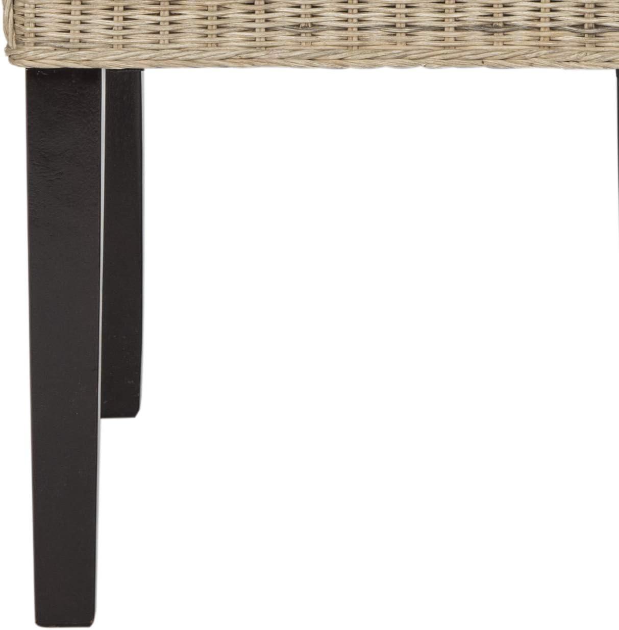 image:imageSafavieh Home Collection Odette Grey Wicker Dining ChairGrey
