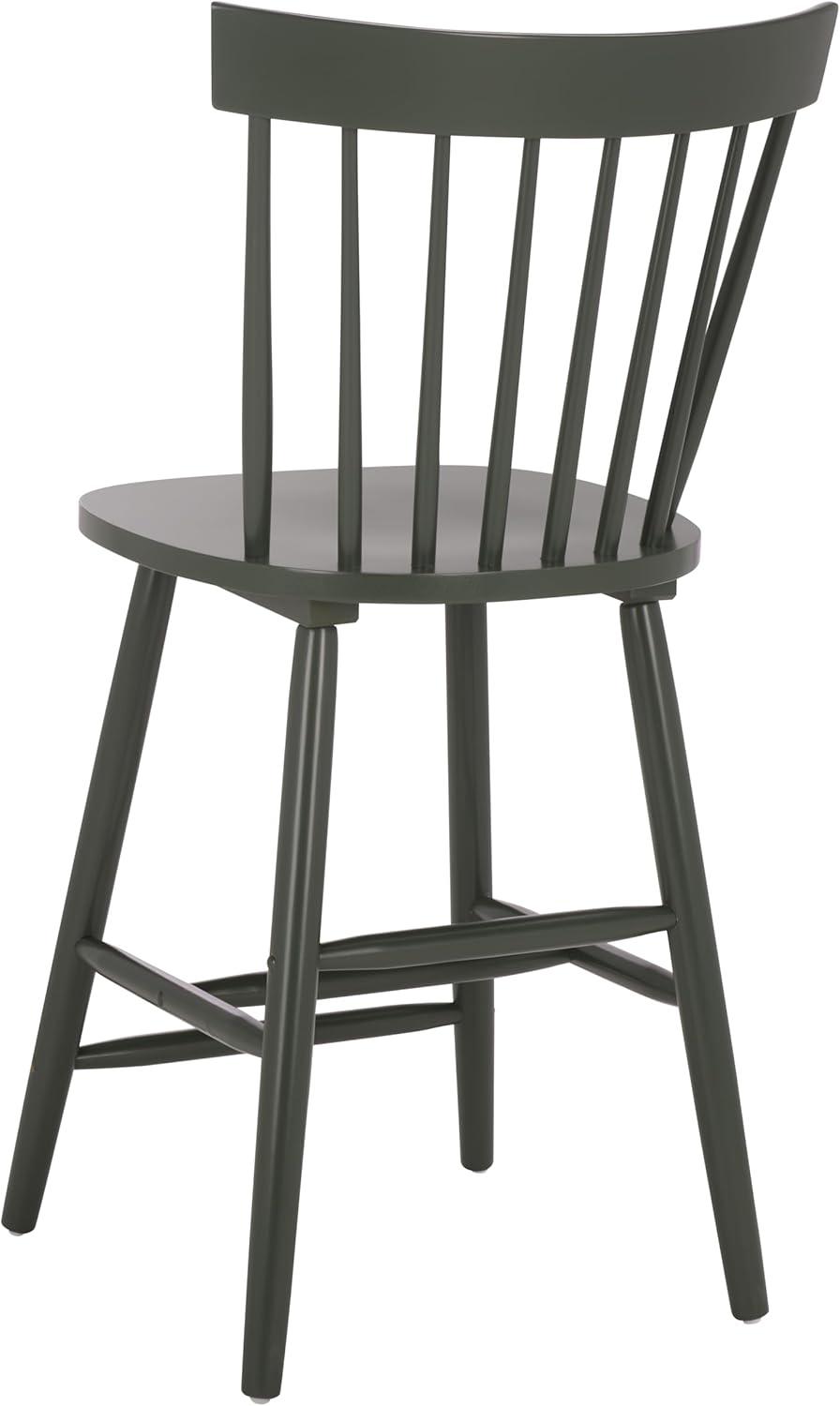 image:imageSafavieh Home Collection Providence Spindle Back White Counter 24inch Stool Set of 2Dusty Green