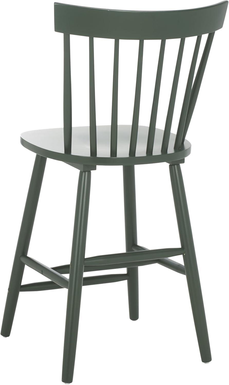 image:imageSafavieh Home Collection Providence Spindle Back White Counter 24inch Stool Set of 2Garden Green