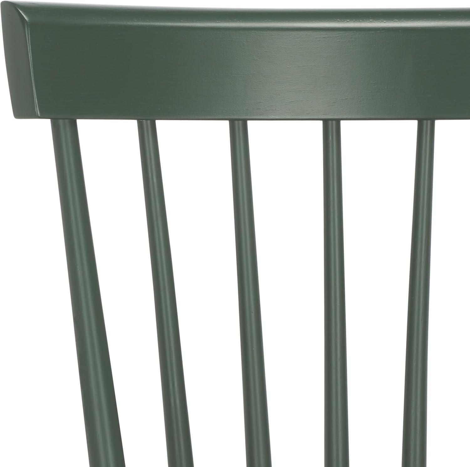 image:imageSafavieh Home Collection Providence Spindle Back White Counter 24inch Stool Set of 2Garden Green