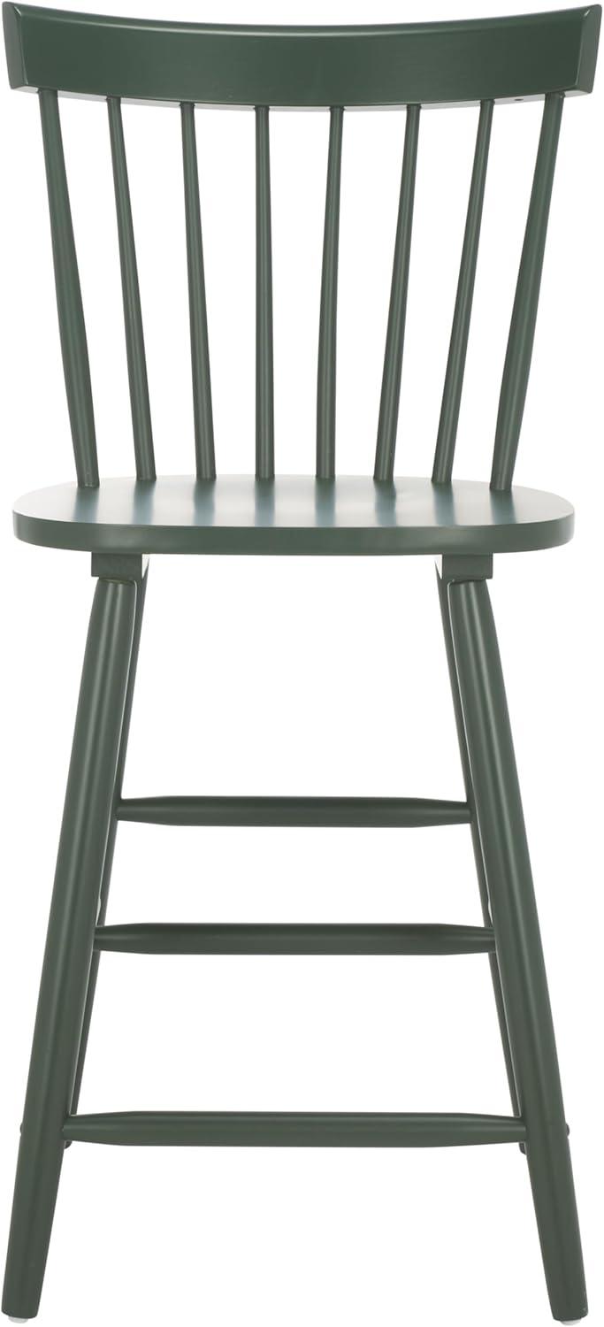 image:imageSafavieh Home Collection Providence Spindle Back White Counter 24inch Stool Set of 2Garden Green