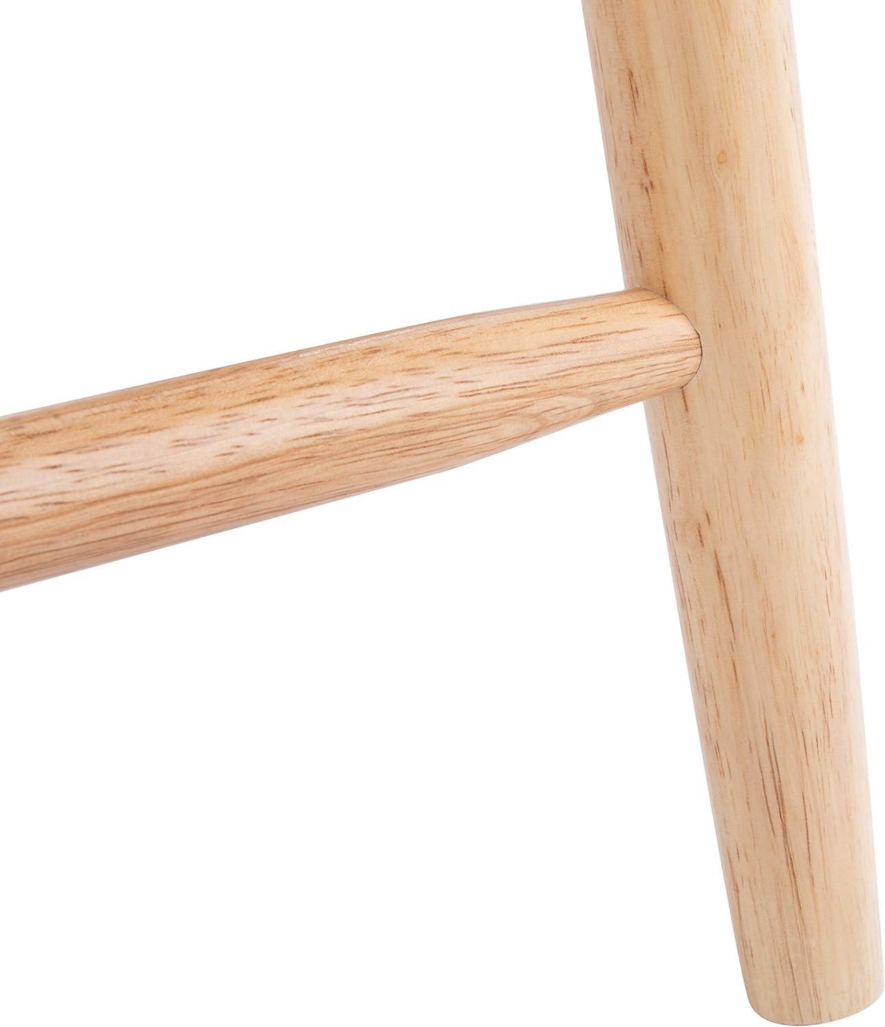image:imageSafavieh Home Collection Providence Spindle Back White Counter 24inch Stool Set of 2Natural