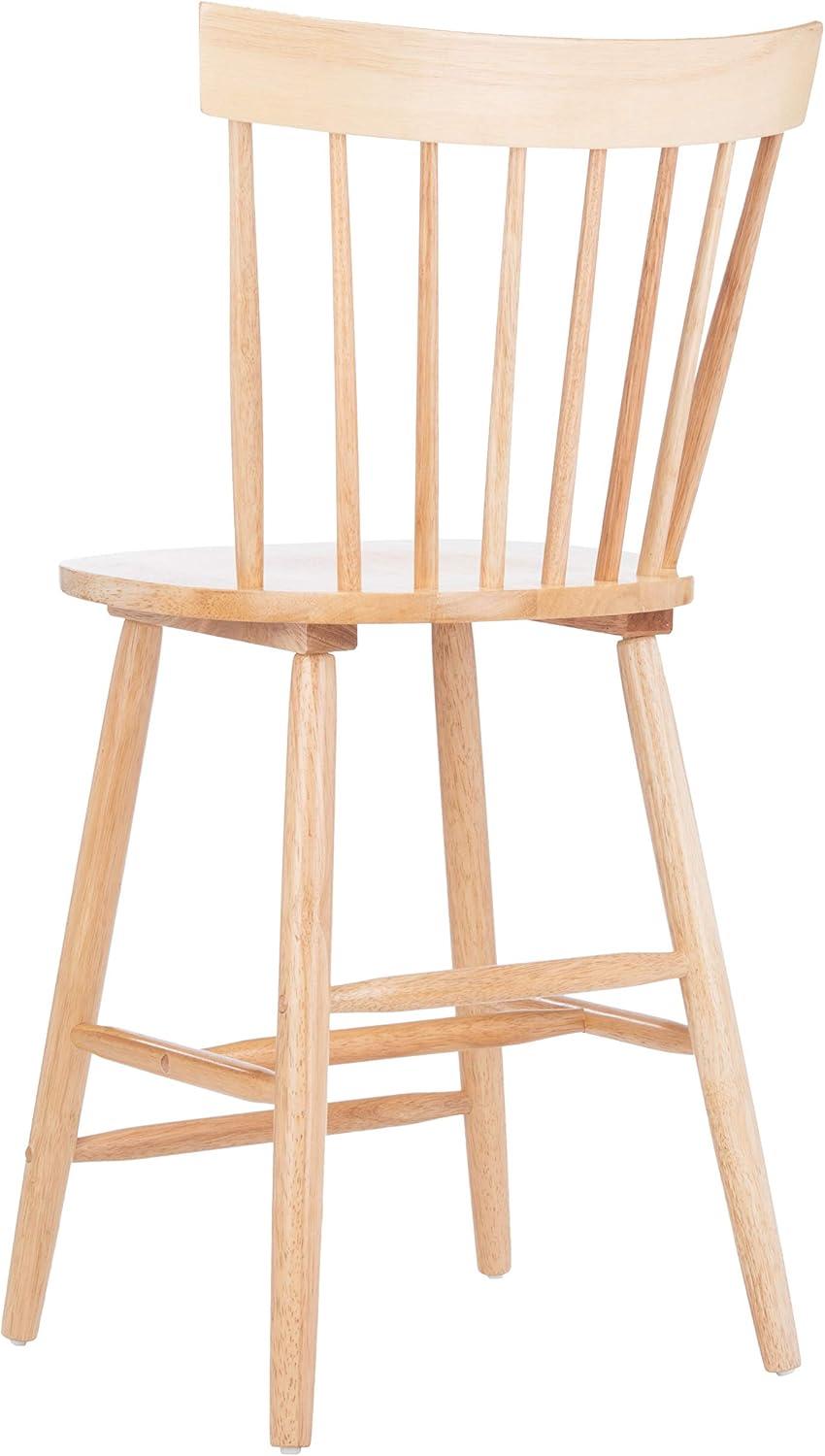 image:imageSafavieh Home Collection Providence Spindle Back White Counter 24inch Stool Set of 2Natural