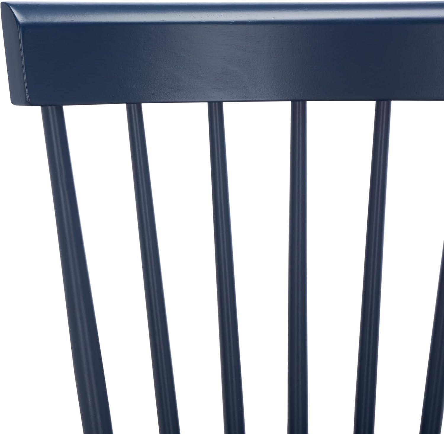 image:imageSafavieh Home Collection Providence Spindle Back White Counter 24inch Stool Set of 2Navy