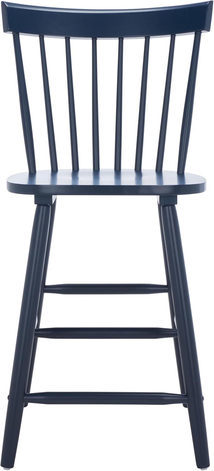 image:imageSafavieh Home Collection Providence Spindle Back White Counter 24inch Stool Set of 2Navy