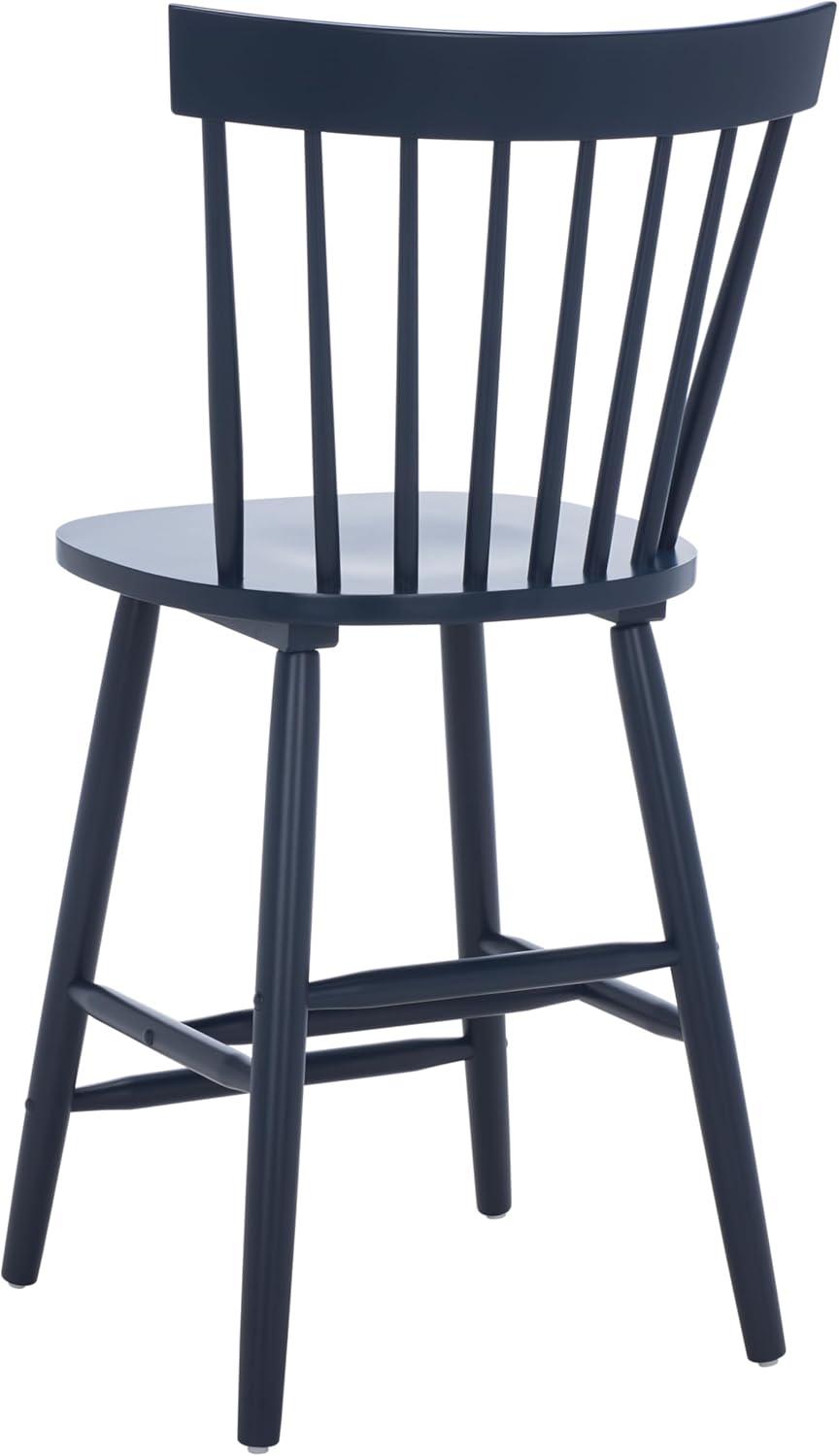 image:imageSafavieh Home Collection Providence Spindle Back White Counter 24inch Stool Set of 2Navy