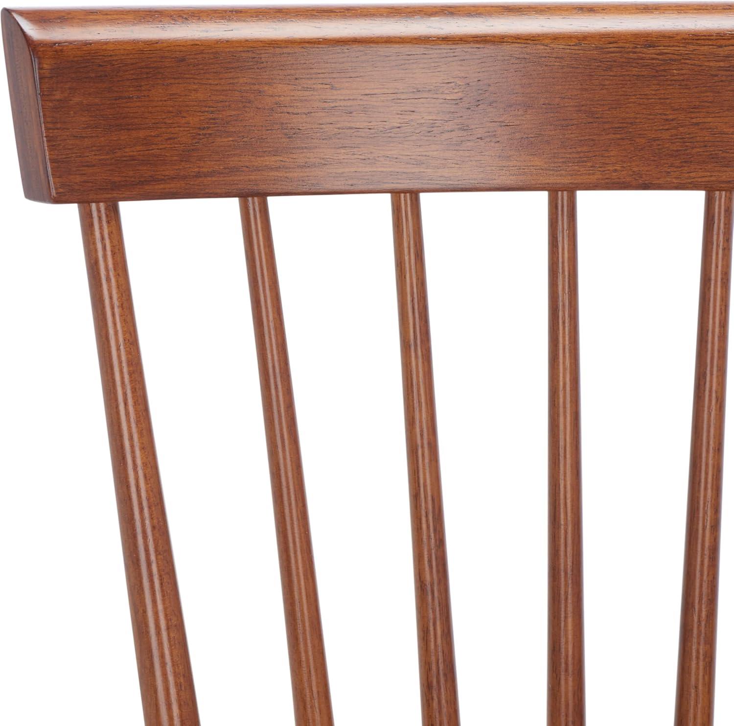 image:imageSafavieh Home Collection Providence Spindle Back White Counter 24inch Stool Set of 2Walnut