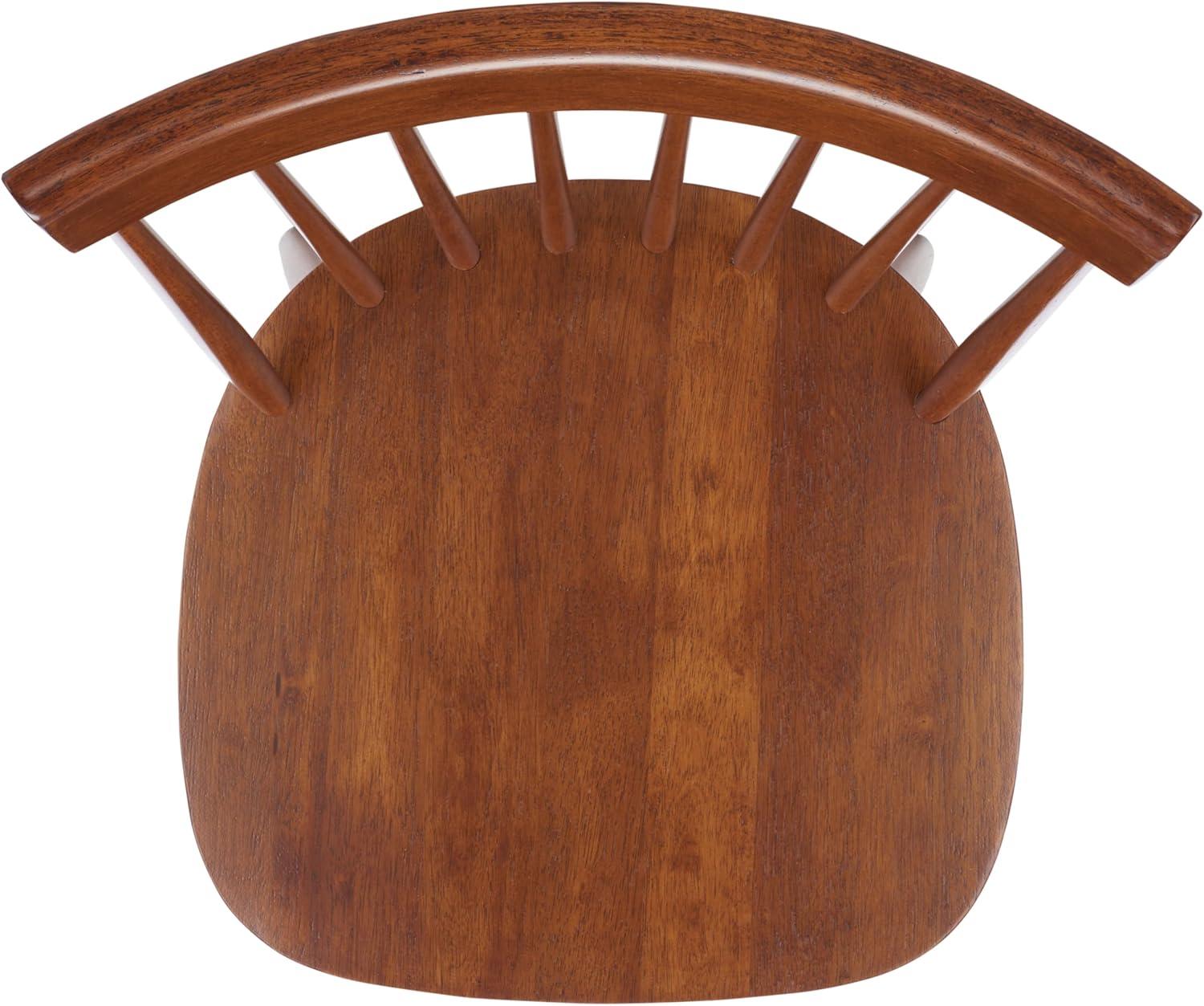 image:imageSafavieh Home Collection Providence Spindle Back White Counter 24inch Stool Set of 2Walnut