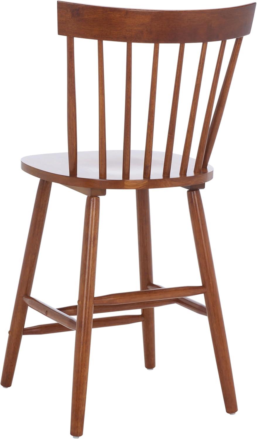 image:imageSafavieh Home Collection Providence Spindle Back White Counter 24inch Stool Set of 2Walnut